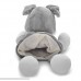 Lazada Plush Schnauzer Hand Puppet Stuffed Animal Toy Wonderful Family Play Grey B07H2S6TCX